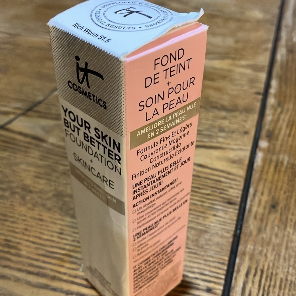It cosmetics Your Skin but Better Foundation/Skincare Rich Warm - Picture 2 of 7